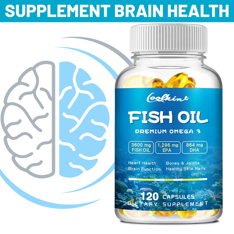 Omega 3 Fish Oil - Kapsułki z olejem rybim Omega-3 -