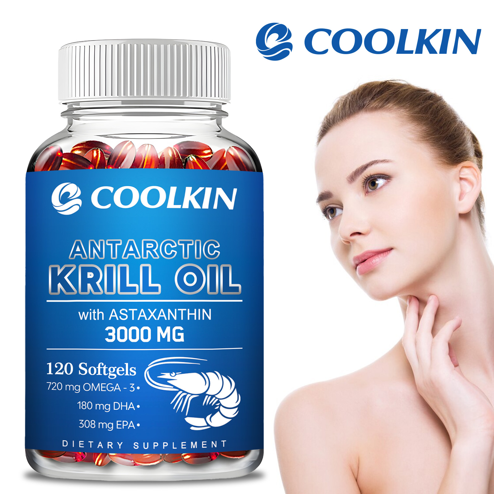 Krill Oil Supplement - Dodatek z oleju z krila antarktycznego