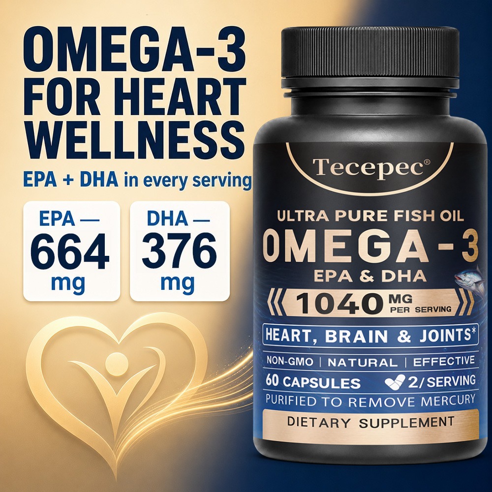 Omega 3 Fish Oil - Kapsułki z olejem rybim OMEGA-3 bogate