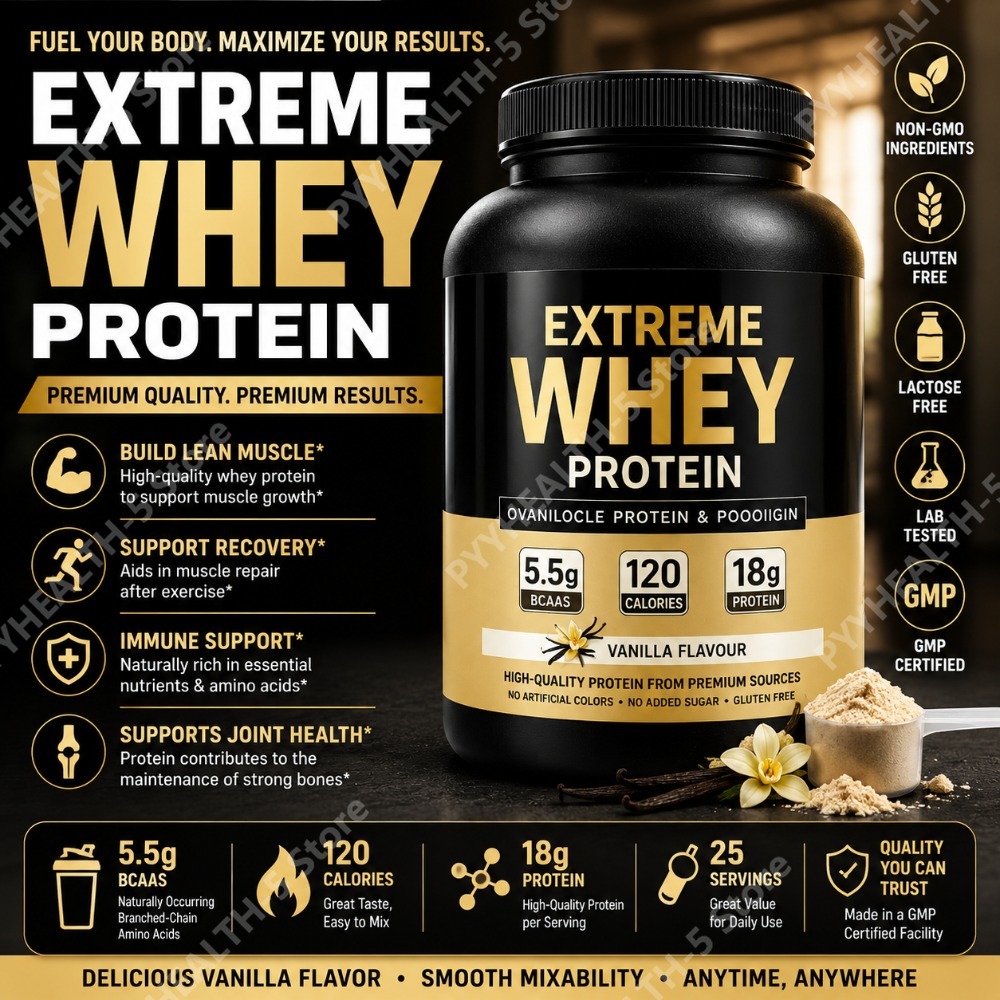 Fitness Nutrition Whey Protein - Proteinowy Proszek z Serem Vanilowy 1