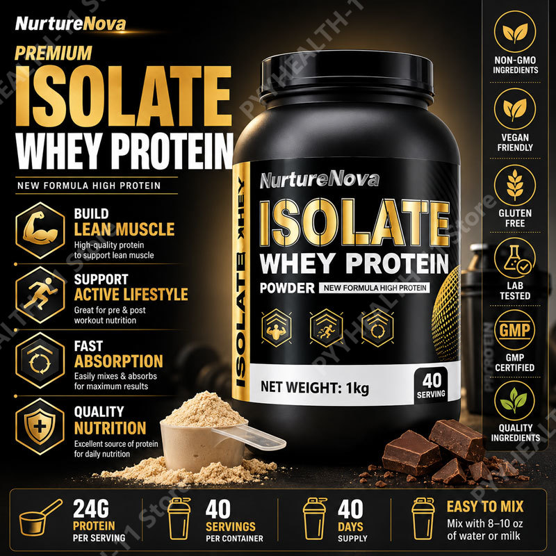 Fitness Nutrition Whey Protein - Proteinowy izolat serwatkowy w proszku, niskotłuszczowy