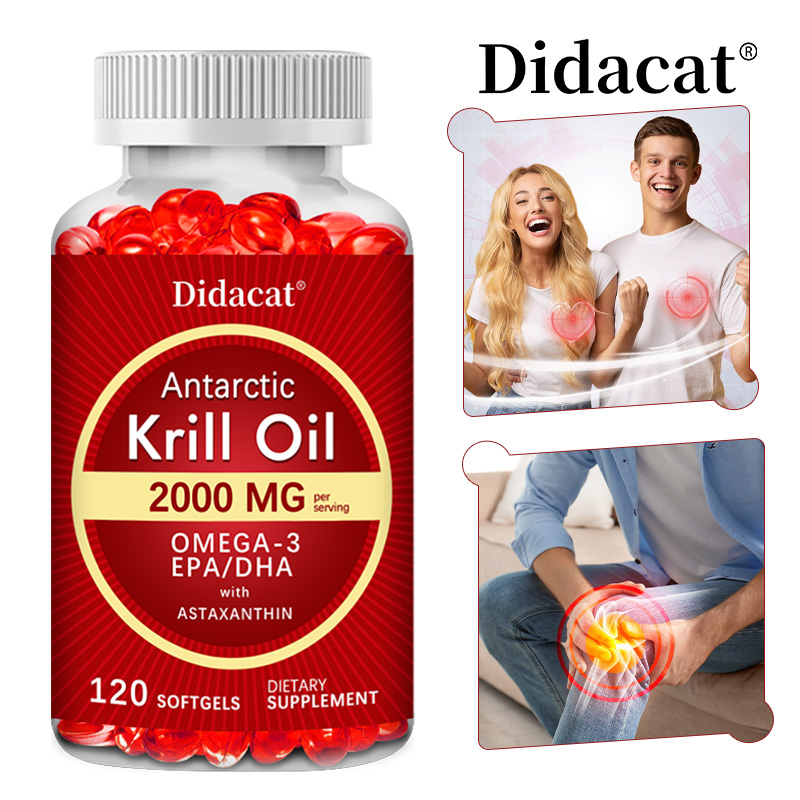 2000mg Olej z Krilla Antarktyc – Krill Oil Supplement recenzja i cena
