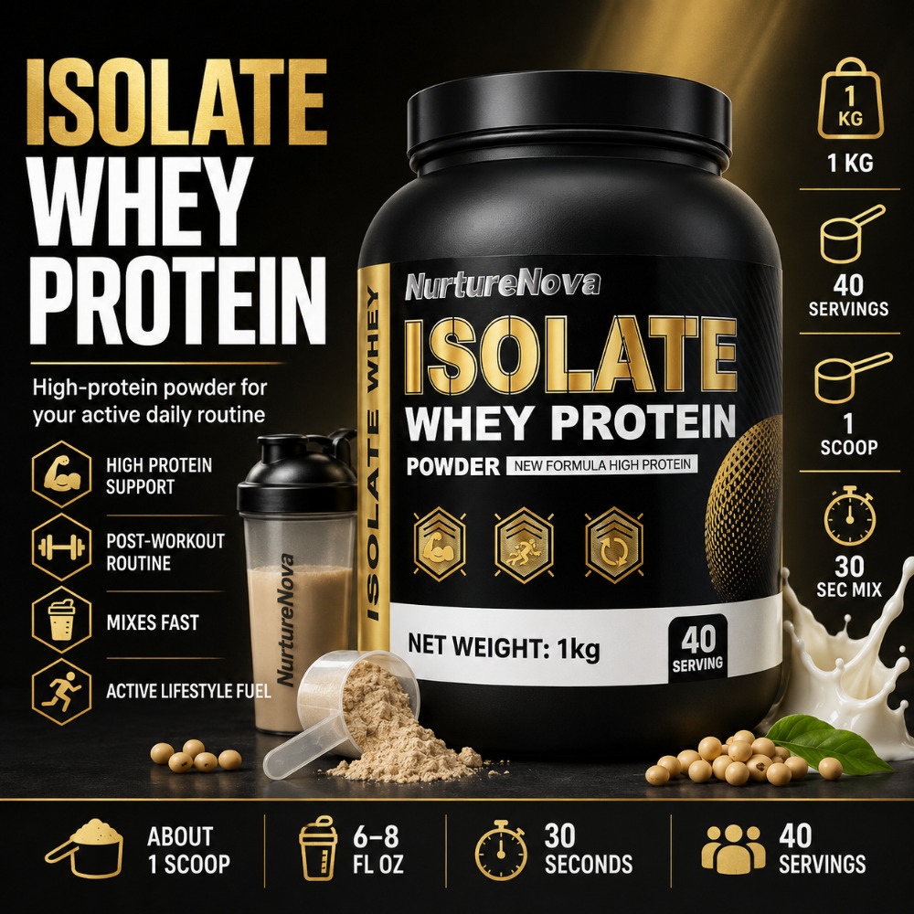 NurtureNova Isolate Whey Prote – Fitness Nutrition Whey Protein recenzja i cena