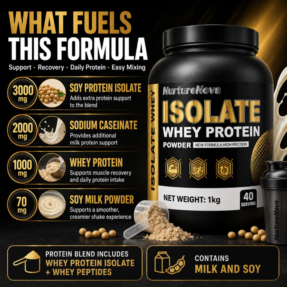 NurtureNova Isolate Whey Prote – Fitness Nutrition Whey Protein recenzja i cena