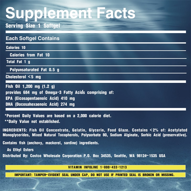 Kapsułki z olejem rybnym Omega – Omega 3 Fish Oil recenzja i cena