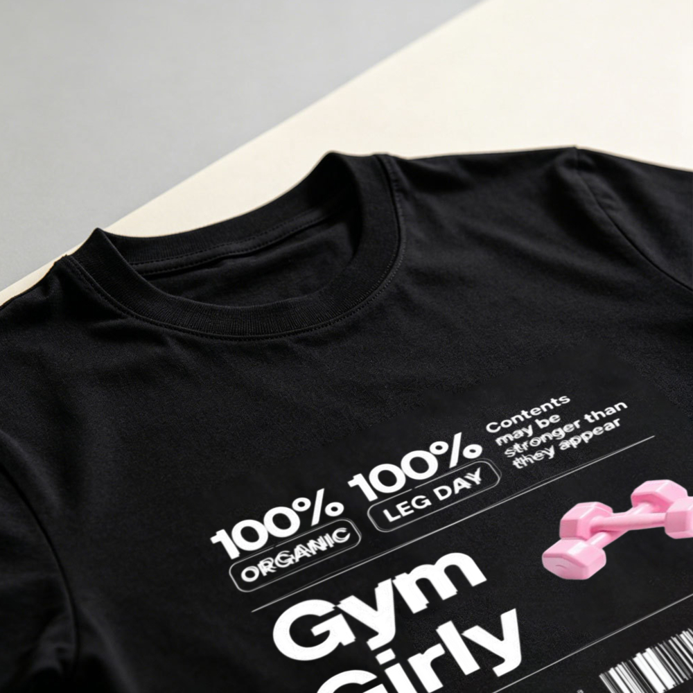 Koszulka bawełniana z grafiką  – Nutrition Workout recenzja i cena