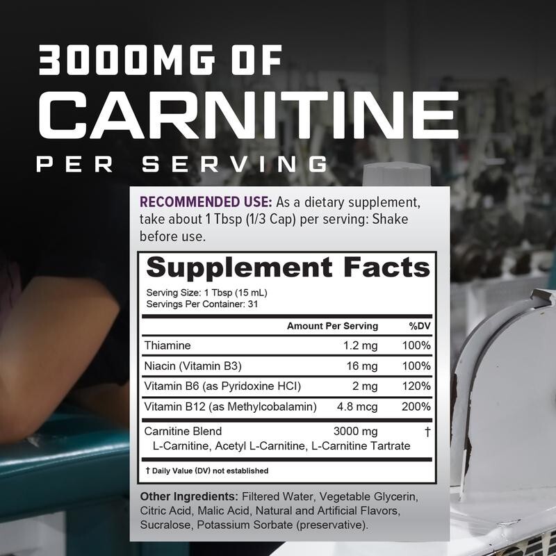 Suplement płynnego L-karnityny – L-Carnitine Liquid recenzja i cena